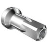 DT Swiss Hidden Nippel Pro Lock Alu 12mm silber 2,0mm, 100 Stk.  Silber 12 mm