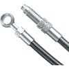 Trickstuff Bremsleitungsset Goodridge Carbon 6mm 900mm, inkl. Fittingen, silber  Silber 900 mm