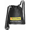 SwissStop Rucksack SwissStop Baumwolle/35x30cm/schwarz  Schwarz Gelb