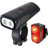 Sigma Lampe BUSTER 1100 / RL 150 USB Set 1100 Lumen inkl. USB-Ladekabel schwarz  Schwarz 1100 Lumen 150 Lumen