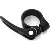 Bevato Sattelklemme 31.8mm Aluminium Schnellspanner, schwarz  Schwarz, Silber