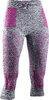 X-BIONIC Women Energy Accumulator 4.0 Melange Pants 3/4 grey melange/pink XS